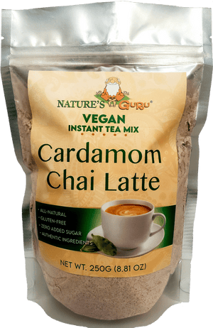 Instant Vegan Cardamom Chai Latte I Nature's Guru