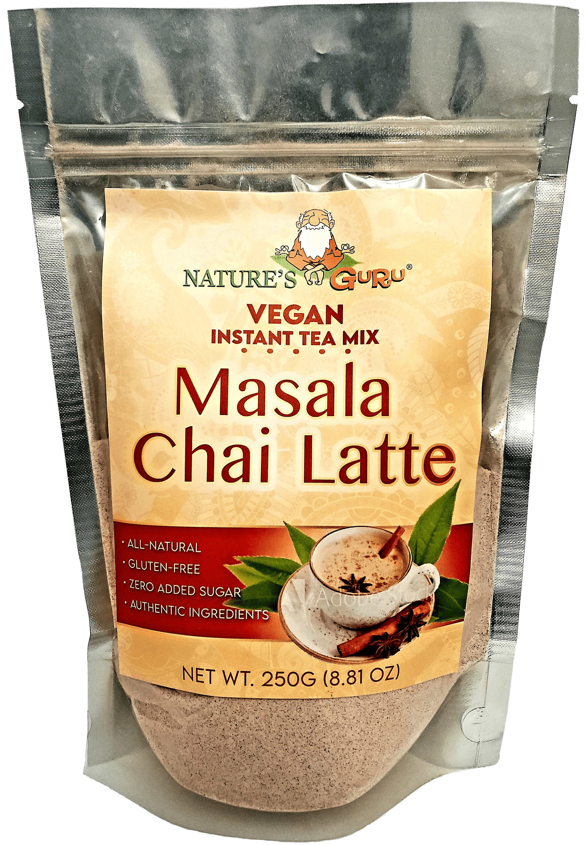 Vegan Masala Chai Chai Latte Instant Tea Mix I Nature's Guru