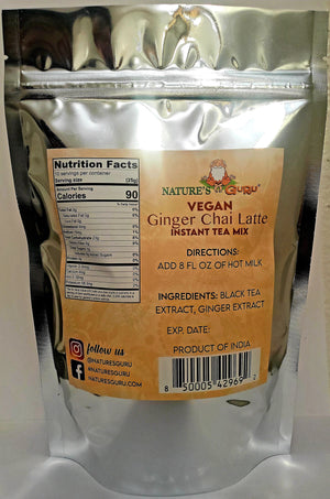 Nature's Guru Vegan Ginger Chai Latte