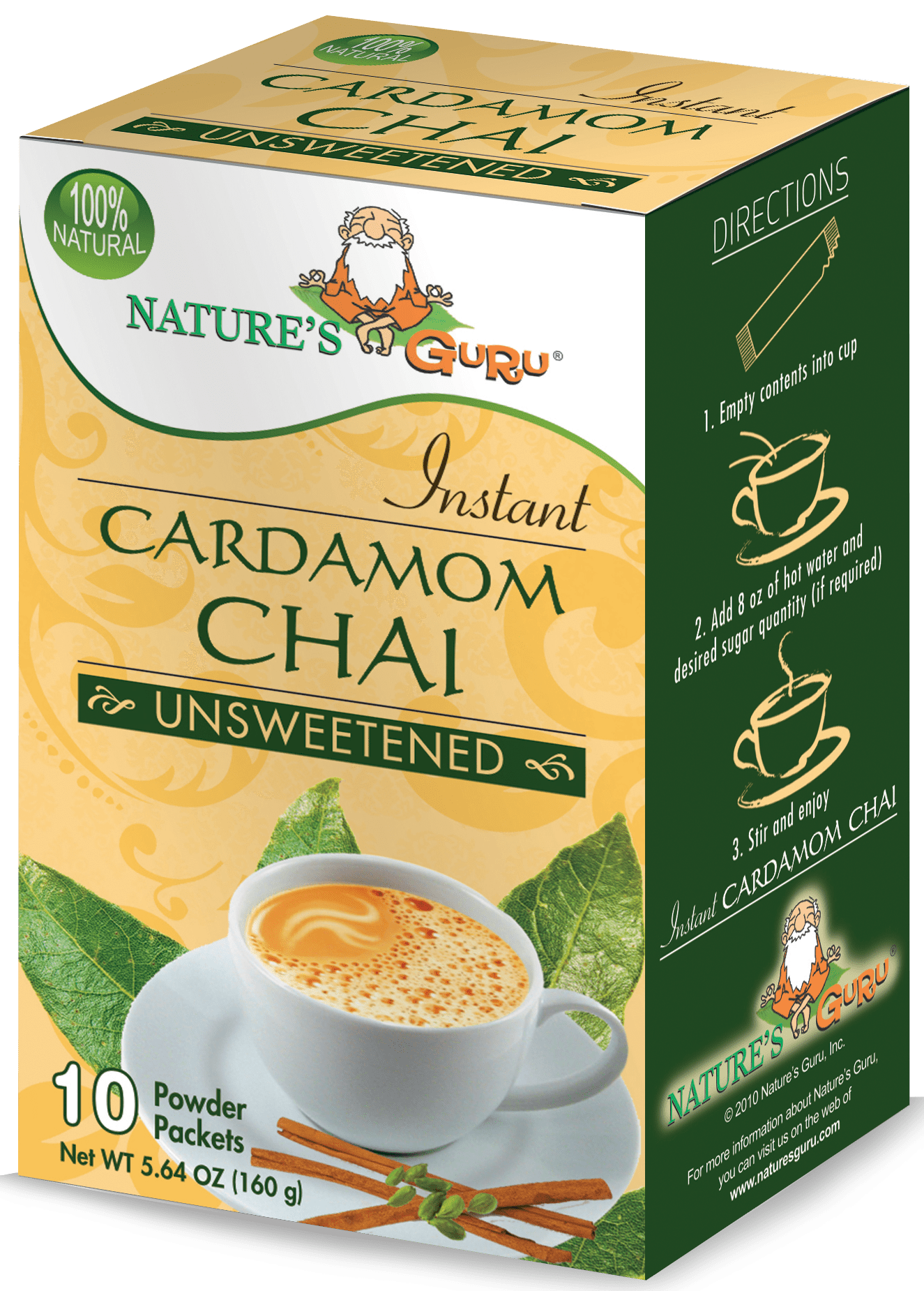NEMI Teas Organic Cardamom Chai - 15 Teabags - NEMI Teas