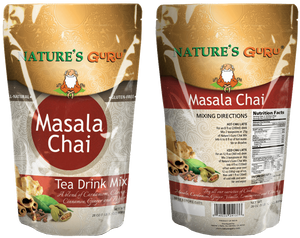 Nature's Guru Masala Spice Chai Sweetened - Bulk Pack 500g